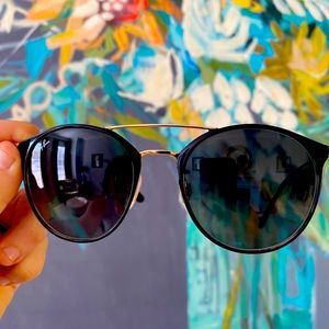 Ray ban 3546 black/ grey with gold